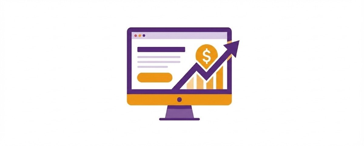 Conversion-focused website design service illustration